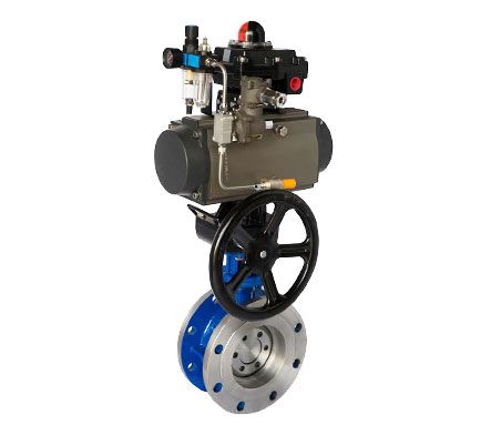 D643H氣動(dòng)多層次硬密封法蘭蝶閥